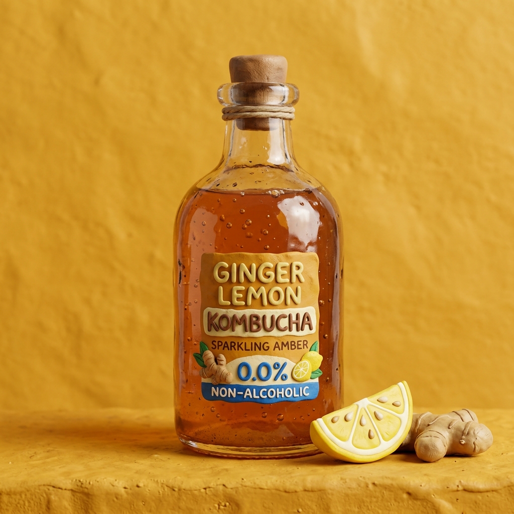 Ginger Lemon Zest Kombucha